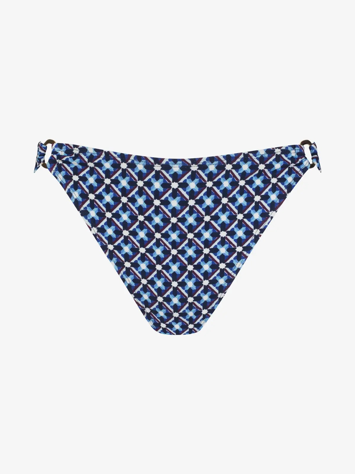 Zilas klasiskas sieviešu peldbikses