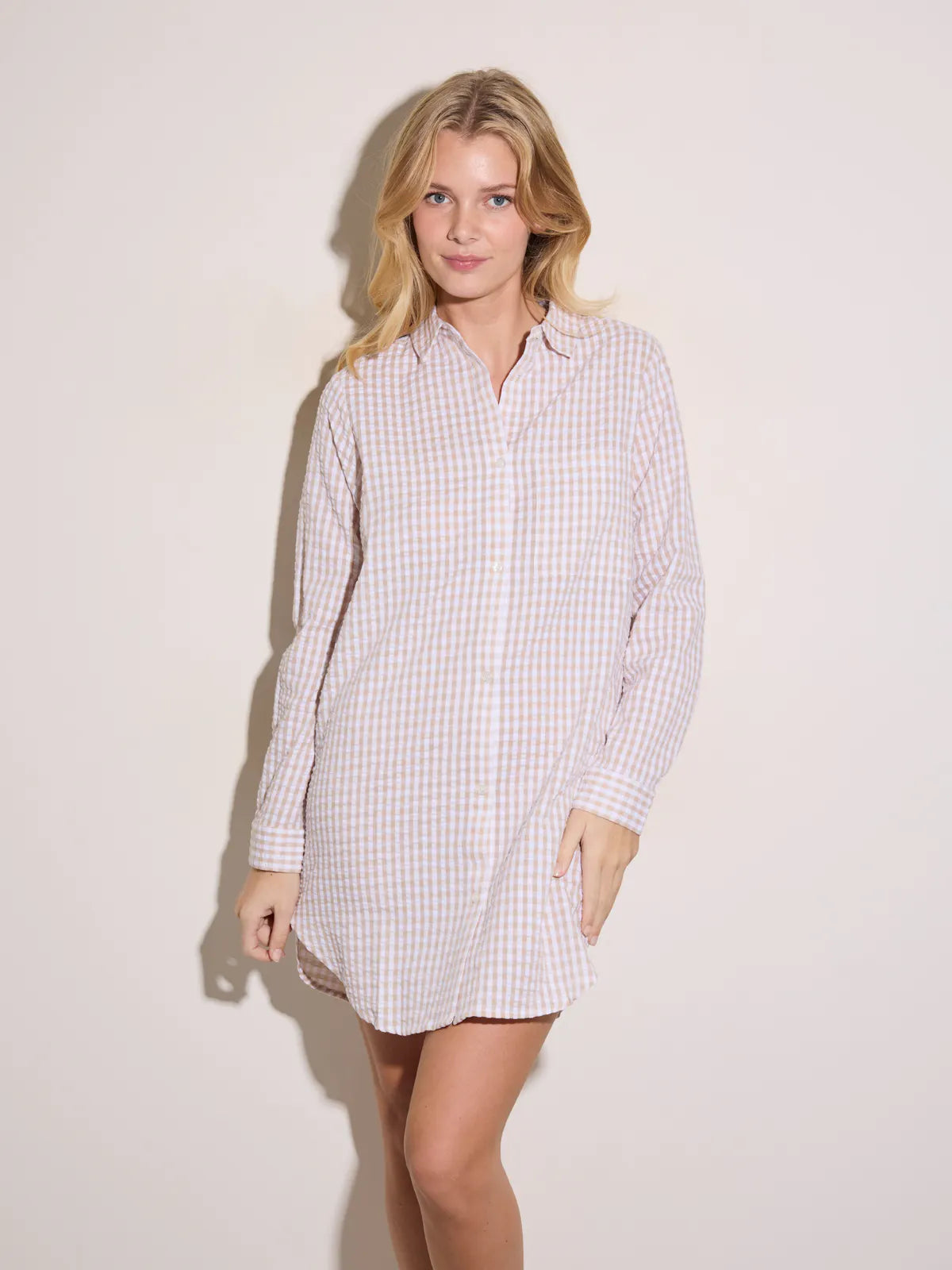 
                  
                    Cori Pyjama Shirt Dress L/S
                  
                