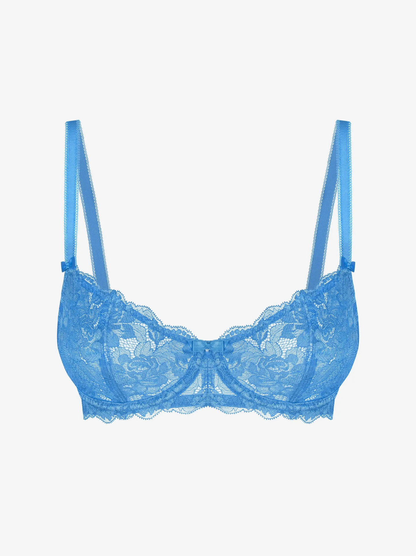 Zilas krāsas krūšturis sievietēm