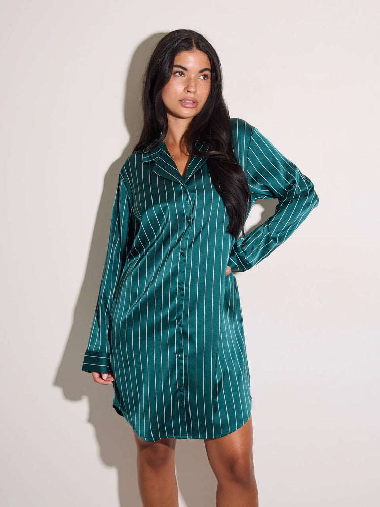 
                  
                    Emily Pyjama Shirt Dress L/S
                  
                